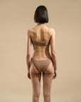 3 Pieces Strapless Swimwear Set