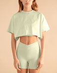 Cropped shirt