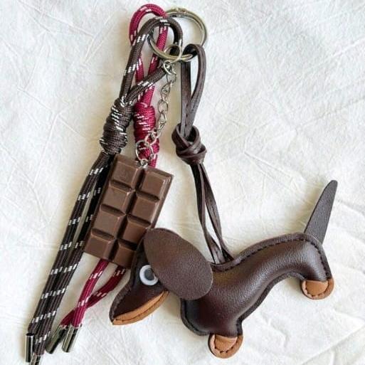 Dachshund dog chocolate Charm