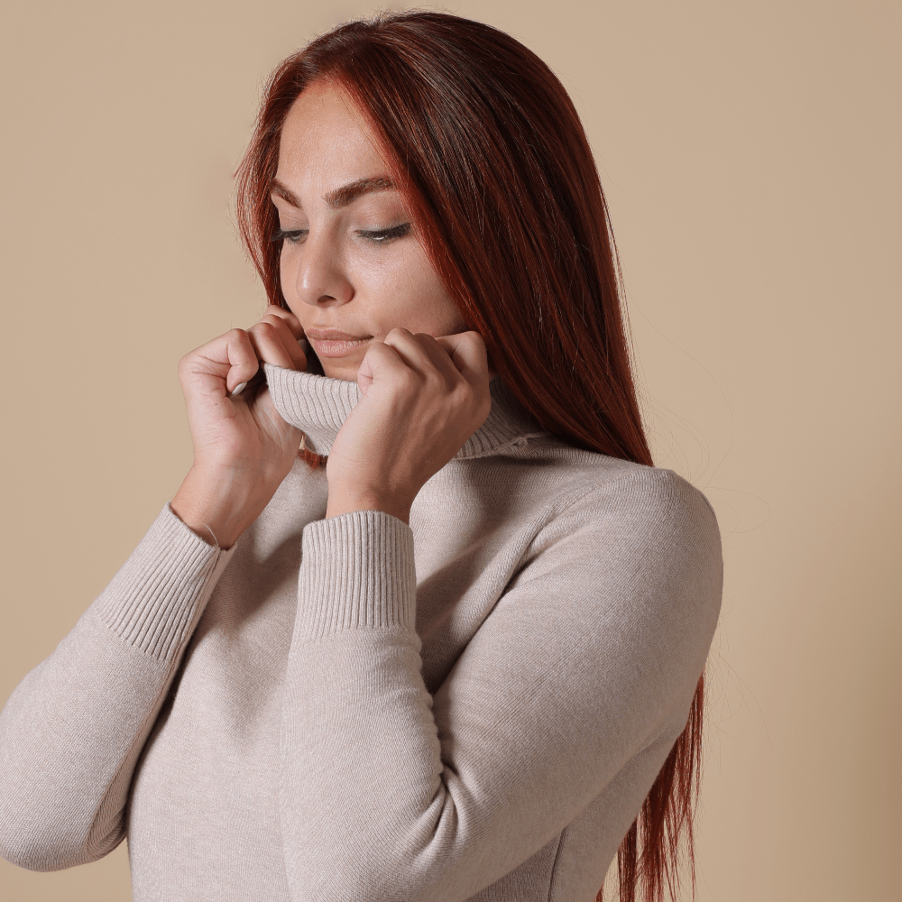 Turtleneck Fleece top