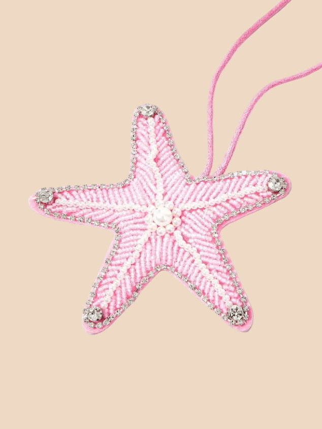 Handmade Pink Sea Star Charm - KC Essentials Lebanon