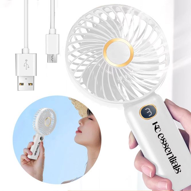 Rechargeable Hand Fan - KC Essentials Lebanon