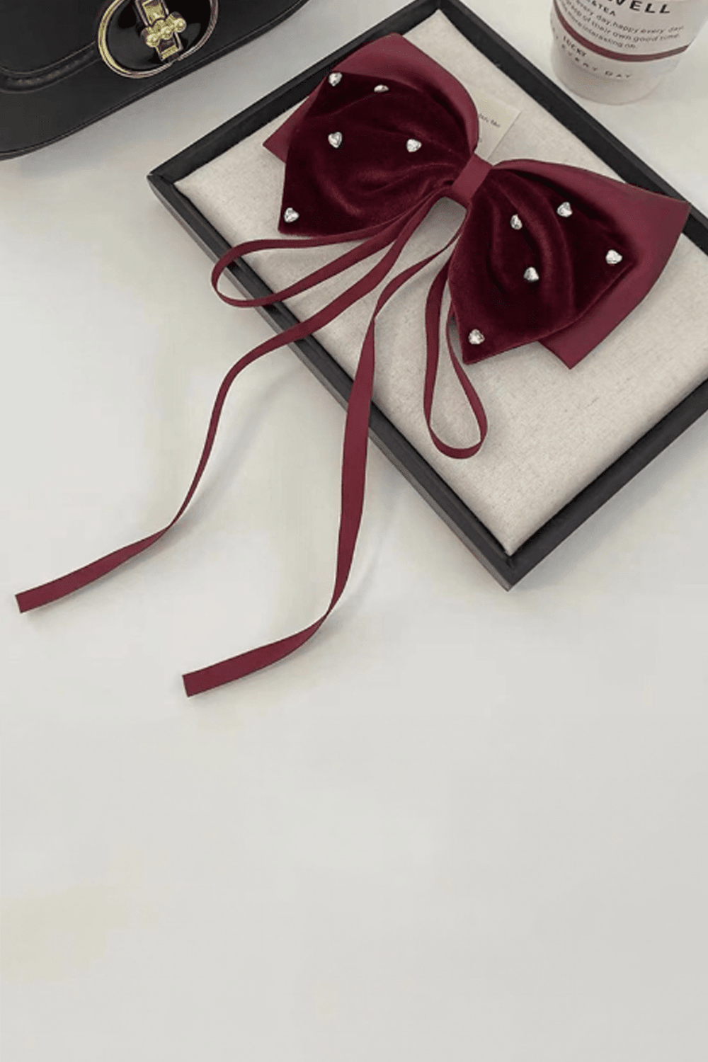 Velvet Hair Bow - KC Essentials Lebanon