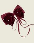 Velvet Hair Bow - KC Essentials Lebanon